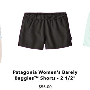 Patagonia 2 1/2” shorts